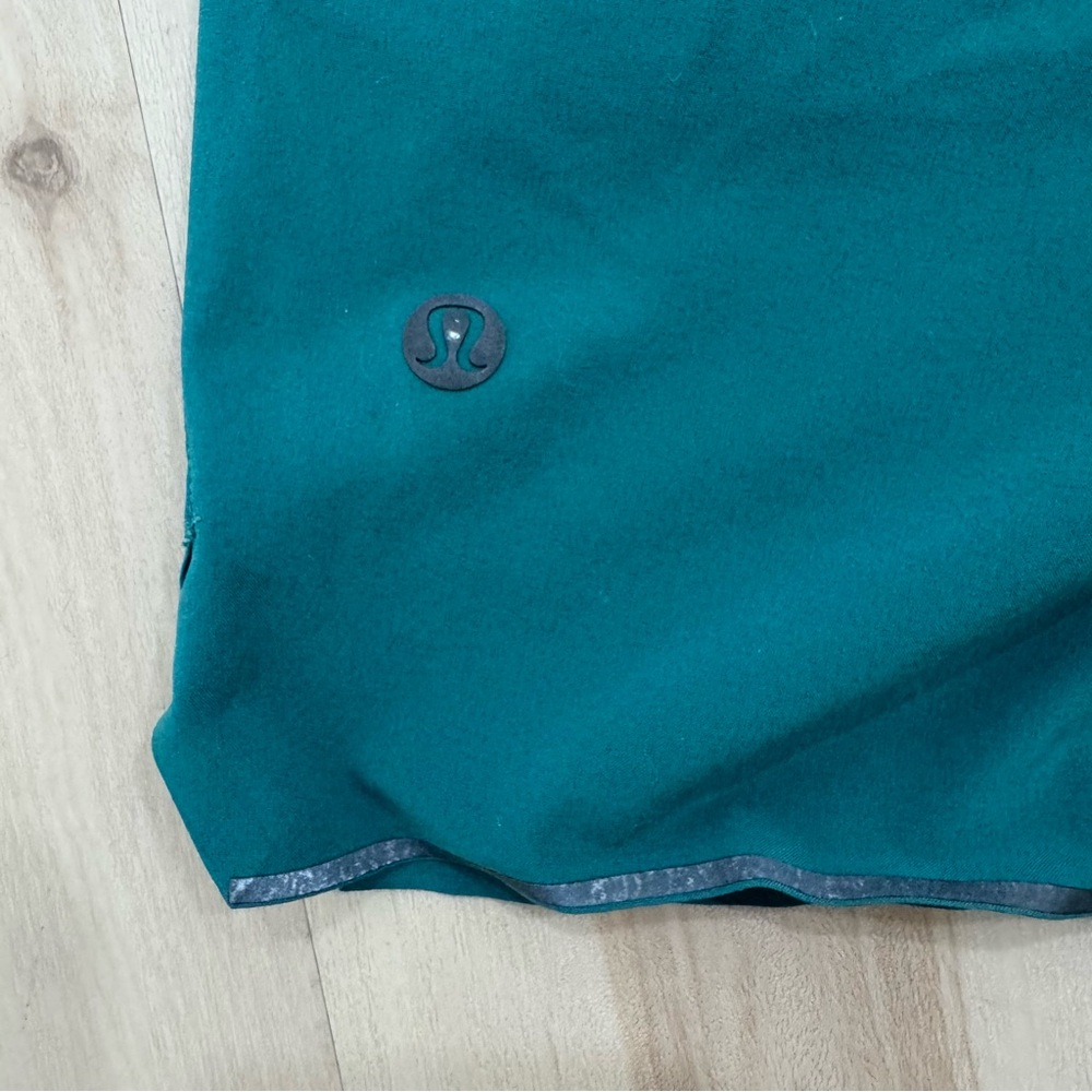 Lululemon Surge Lined Short 6" Teal Lagoon Men's Medium Athletic Workout Run - Picture 13 of 16